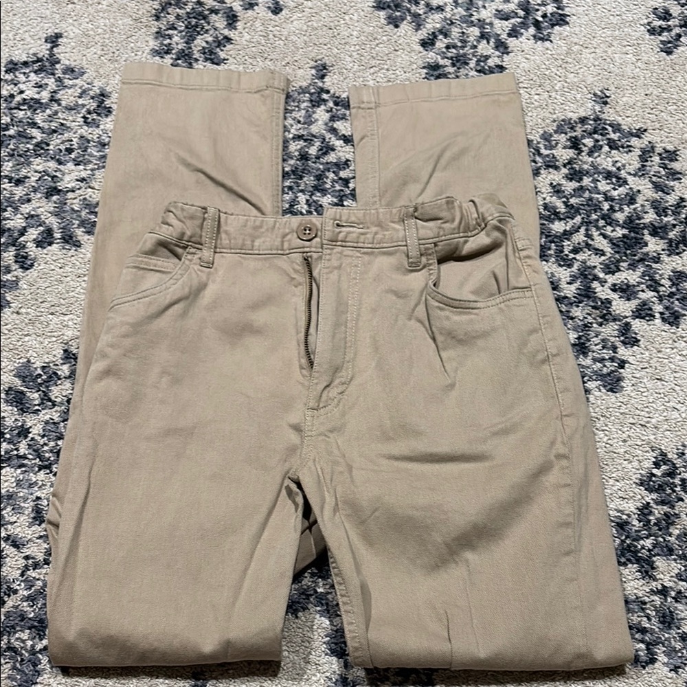 Class Club Tan Casual Chinos with Straight Leg